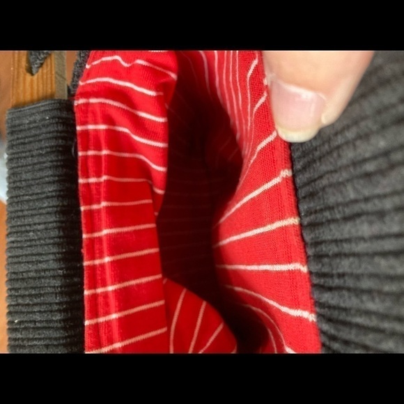 Vintage Black Corduroy Purse handmade - Picture 6 of 7